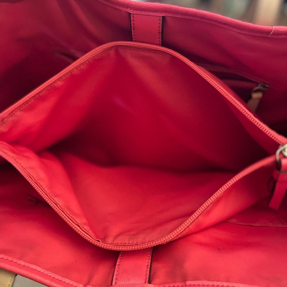 Coach Brown and Pink Women's Bag - Picture 5 of 10